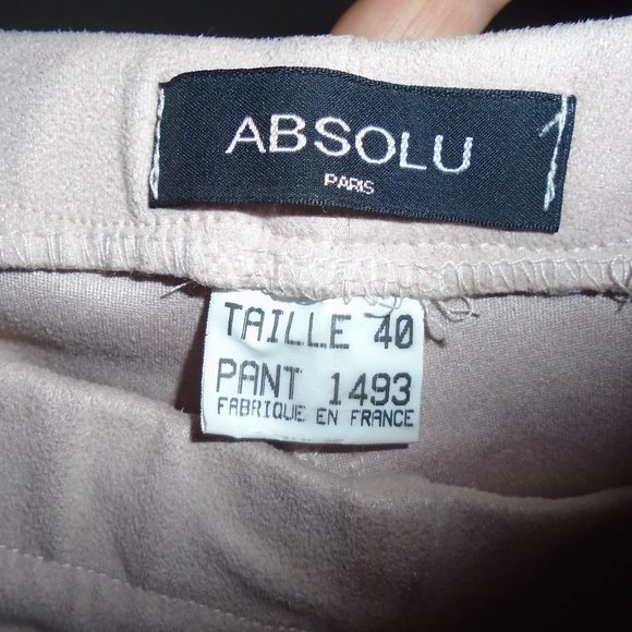 3/$20 Absolu Paris light pink pants medium - Picture 5 of 8